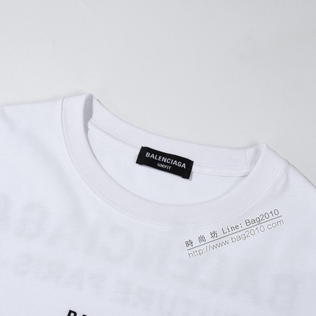 Balenciaga專櫃巴黎世家2023SS新款印花T恤 男女同款 tzy2984